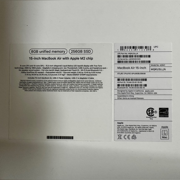 Macbook Air 2023 15” Starlight - Picture 3 of 3